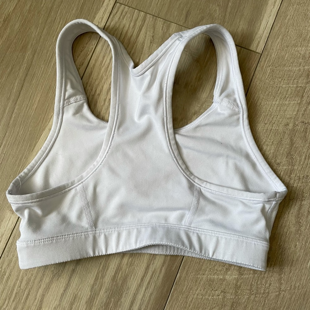 Puma Women’s Sports Bra in White - Picture 7 of 8